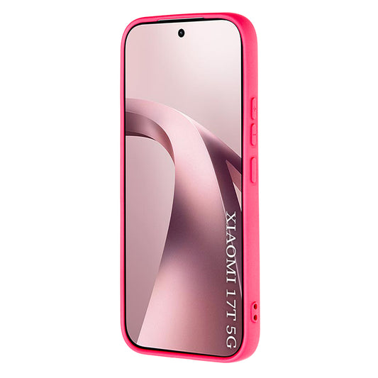 Case for Xiaomi 17T, Techsuit, SoftFlex, Dark Pink