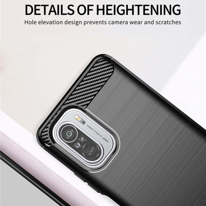 Case for Xiaomi Poco F3 / Mi 11i, Techsuit, Carbon, Black