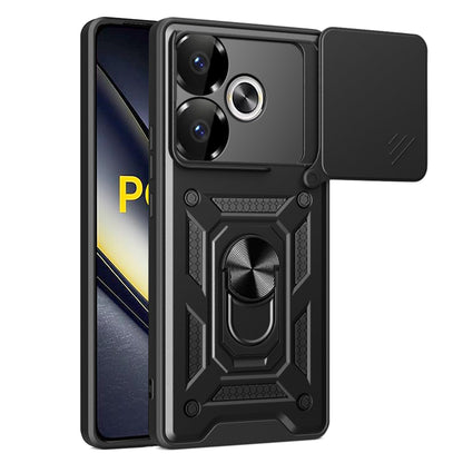 Case for Xiaomi Poco F6, Techsuit, CamShield, Black