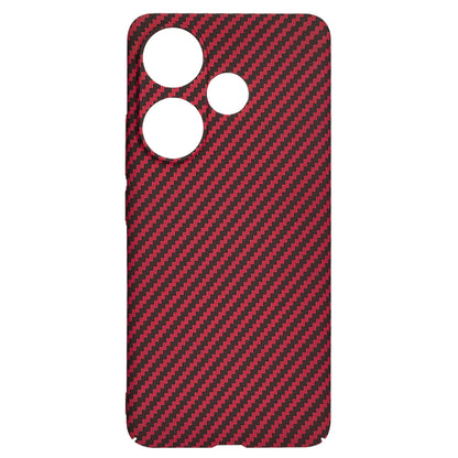 Case for Xiaomi Poco F6, Techsuit, Carbonite FiberShell, Red