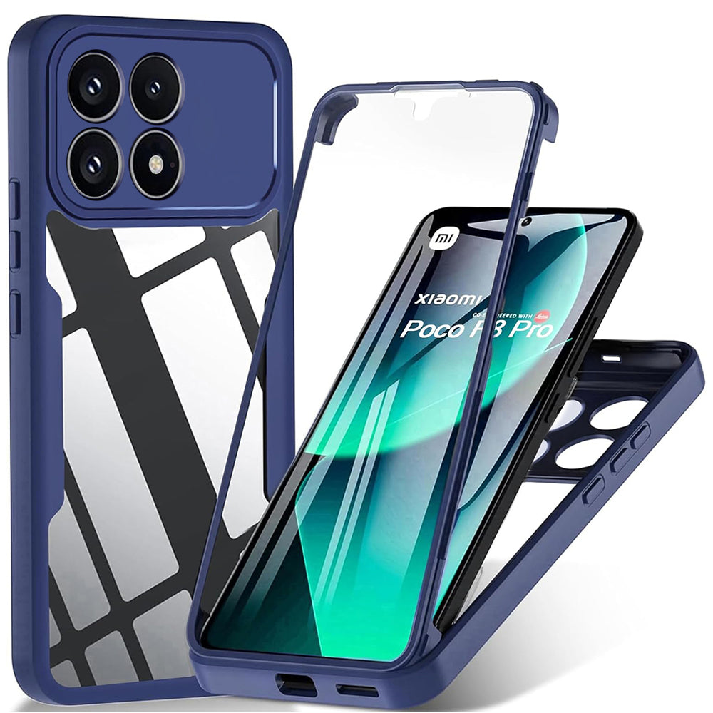 Case for Xiaomi Poco F8 Pro, Techsuit, ColorVerse 360, Blue