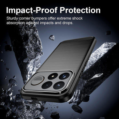 Case for Xiaomi Poco F9 Pro, Techsuit, Carbon, Black