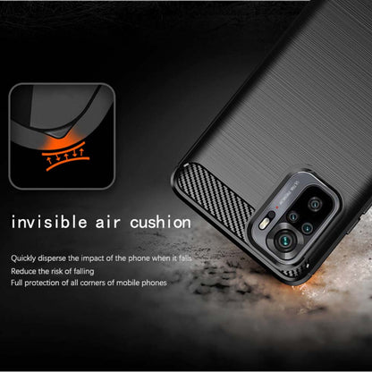 Case for Xiaomi Poco M5s / Redmi Note 10S / Note 10, Techsuit, Carbon, Black