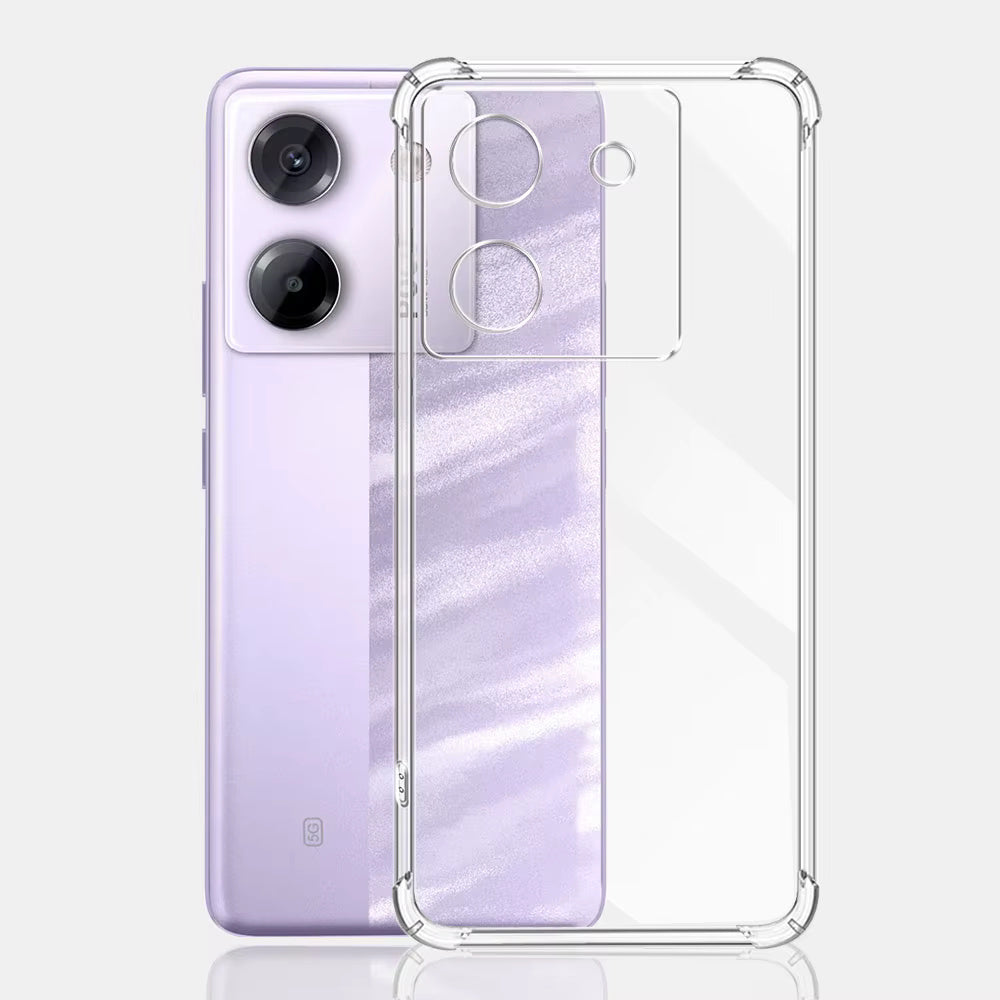 Case for Xiaomi Poco M7 Pro 5G, Techsuit, Shockproof Clear, Transparent