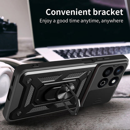 Case for Xiaomi Poco X7 Pro, Techsuit, CamShield, Black
