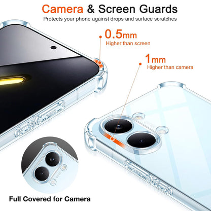 Case for Xiaomi Poco X8 Pro Max, Techsuit, Shockproof Clear, Transparent