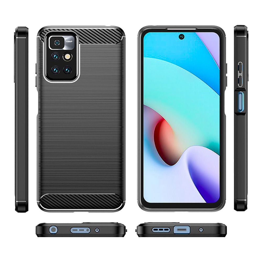 Case for Xiaomi Redmi 10 2022 / 10 (2021), Techsuit, Carbon, Black