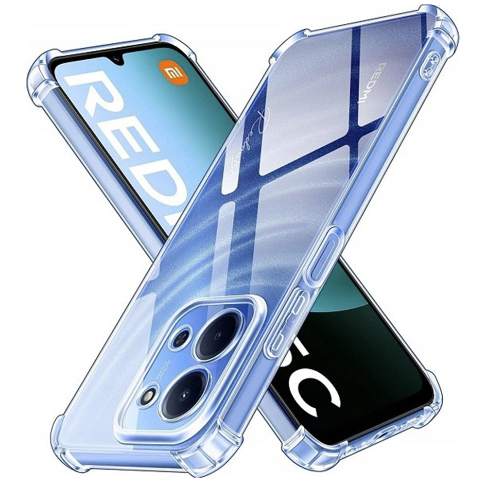 Case for Xiaomi Redmi 15C 5G / 15C 4G, Techsuit, Shockproof Clear, Transparent