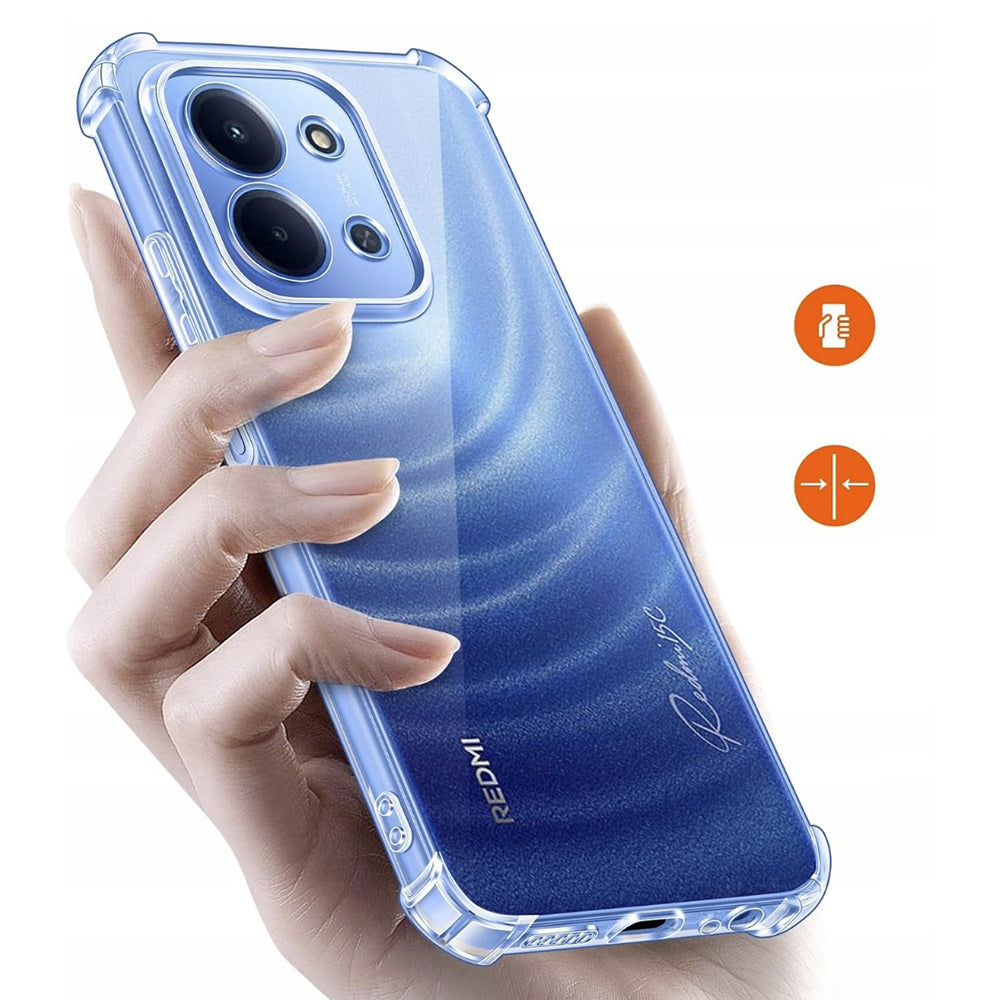 Case for Xiaomi Redmi 15C 5G / 15C 4G, Techsuit, Shockproof Clear, Transparent