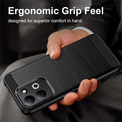 Case for Xiaomi Redmi 17 5G / 17 4G, Techsuit, Carbon, Black