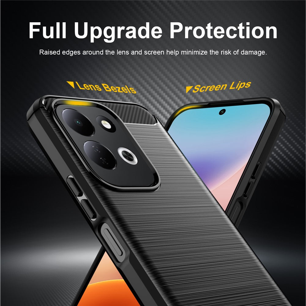 Case for Xiaomi Redmi 17 5G / 17 4G, Techsuit, Carbon, Black