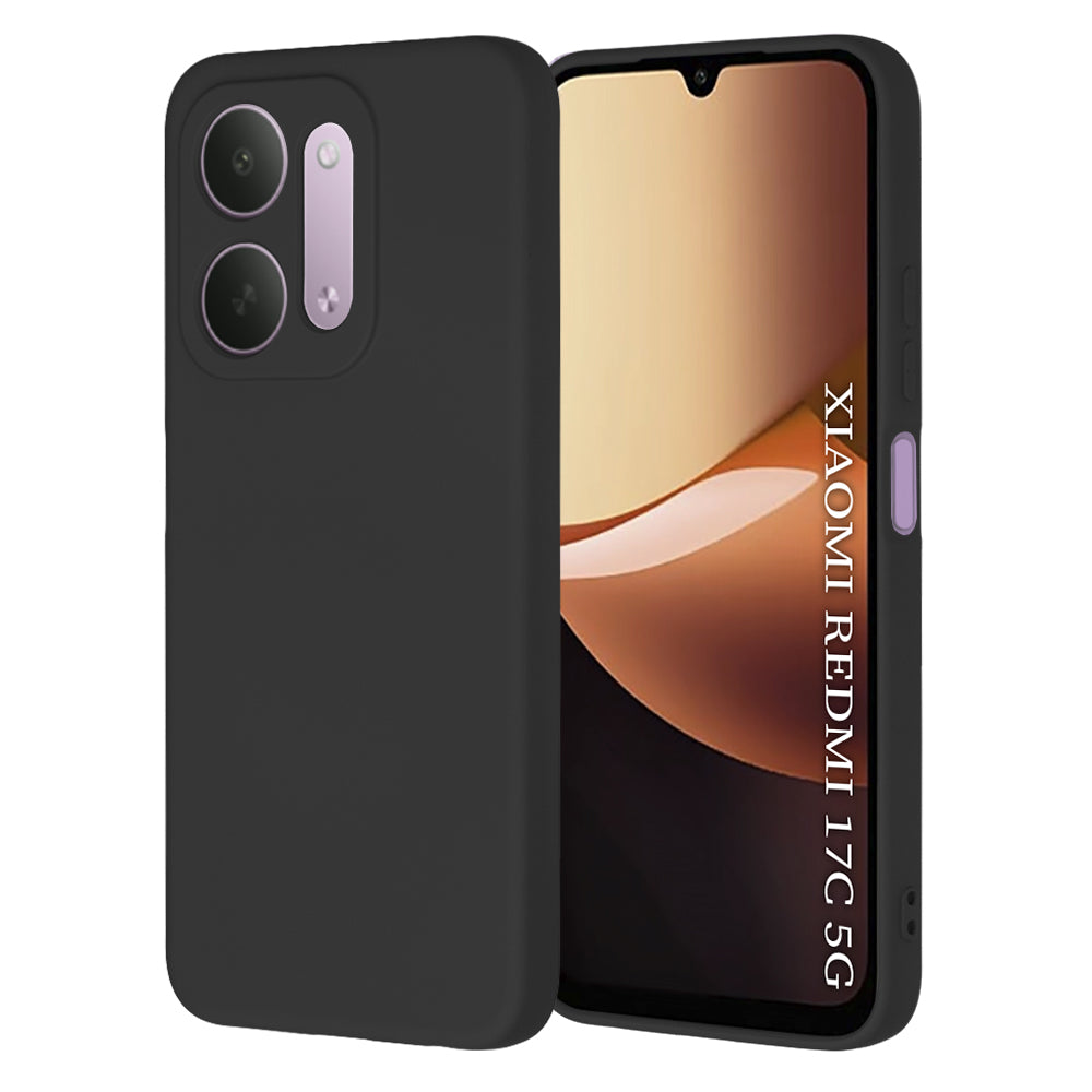 Case for Xiaomi Redmi 17C 5G, Techsuit, SoftFlex, Black