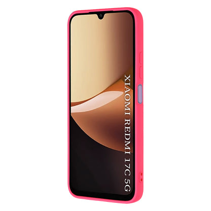 Case for Xiaomi Redmi 17C 5G, Techsuit, SoftFlex, Dark Pink