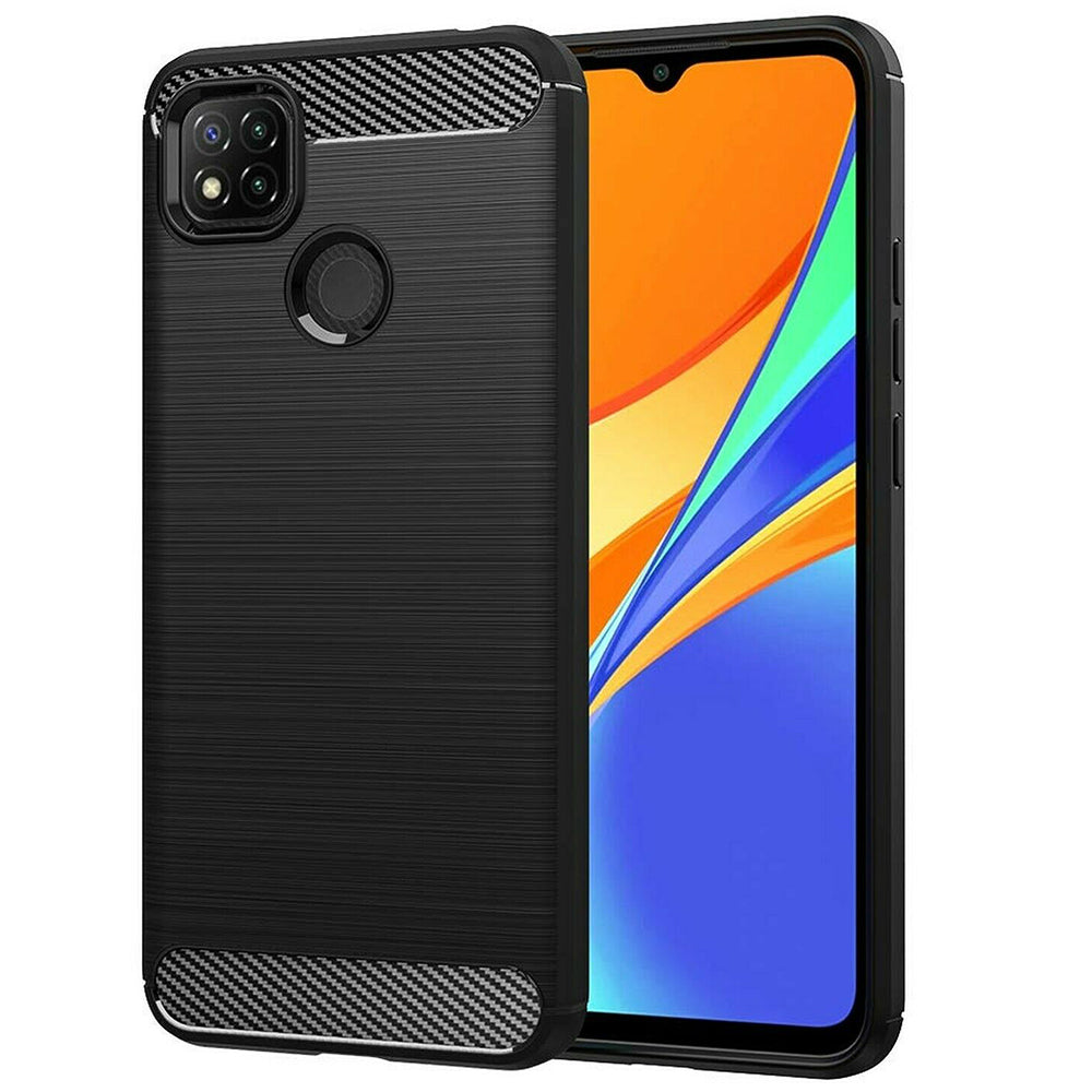 Case for Xiaomi Redmi 9C NFC / 9C, Techsuit, Carbon, Black