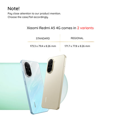 Case for Xiaomi Redmi A5 4G (Regional), Techsuit, Clear, Transparent