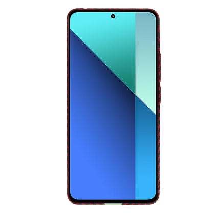 Case for Xiaomi Redmi Note 13 4G, Techsuit, Carbonite FiberShell, Red