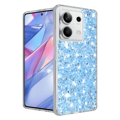 Case for Xiaomi Redmi Note 13 5G, Techsuit, Sparkly Glitter, Blue