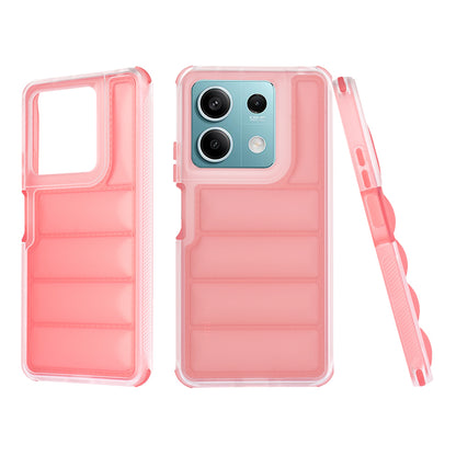 Case for Xiaomi Redmi Note 13 5G, Techsuit, Wave Shield, Red