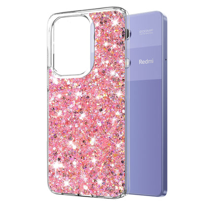 Case for Xiaomi Redmi Note 13 Pro 4G / Poco M6 Pro 4G, Techsuit, Sparkly Glitter, Pink