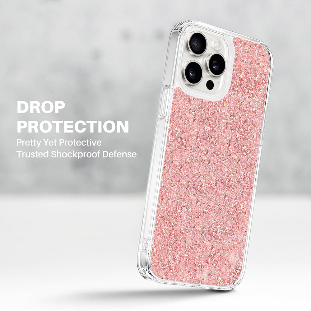 Case for Xiaomi Redmi Note 13 Pro+, Techsuit, Sparkly Glitter, Purple