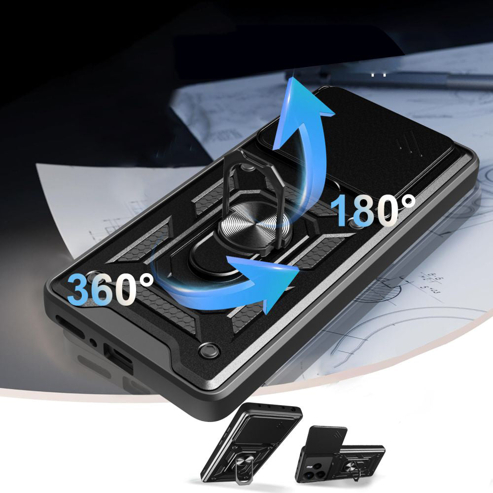Case for Xiaomi Redmi Note 14 4G (Standard), Techsuit, CamShield, Blue