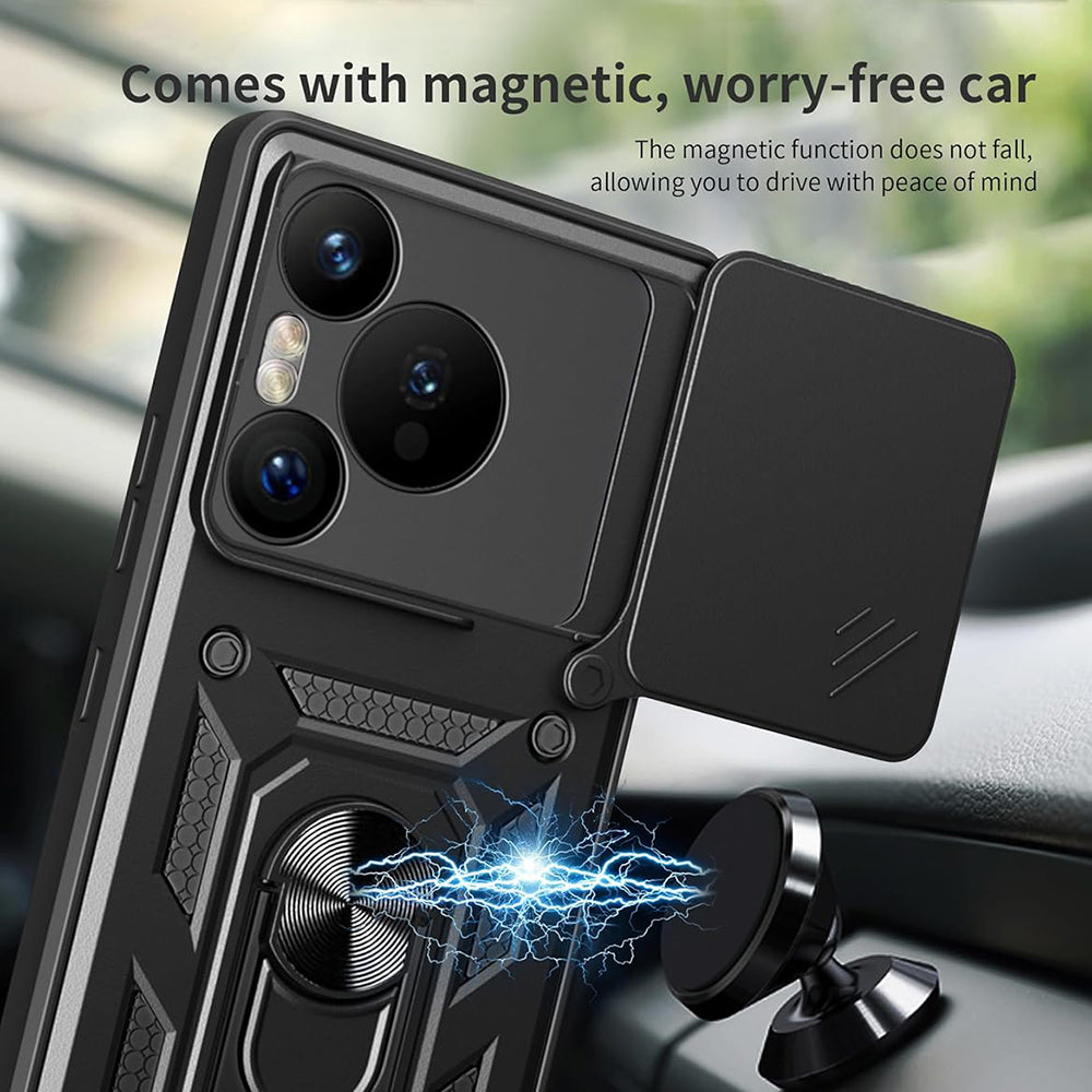 Case for Xiaomi Redmi Note 14 5G, Techsuit, CamShield, Black