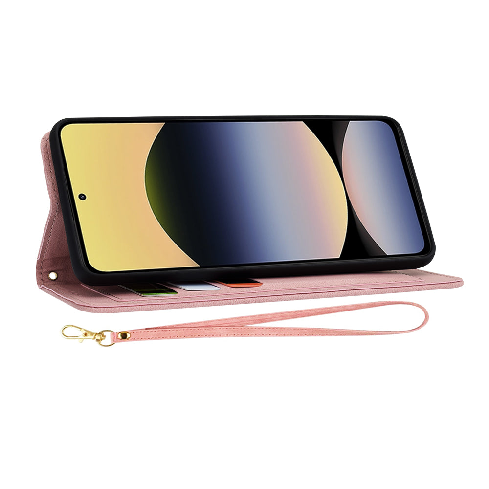 Case for Xiaomi Redmi Note 14 5G, Techsuit, FlipCraft, Pink
