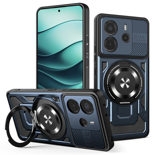 Case for Xiaomi Redmi Note 14 5G, Techsuit, RuggedCam, Blue