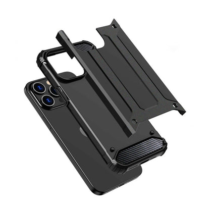 Case for Xiaomi Redmi Note 14 Pro+ 5G, Techsuit, Hybrid Armor, Black