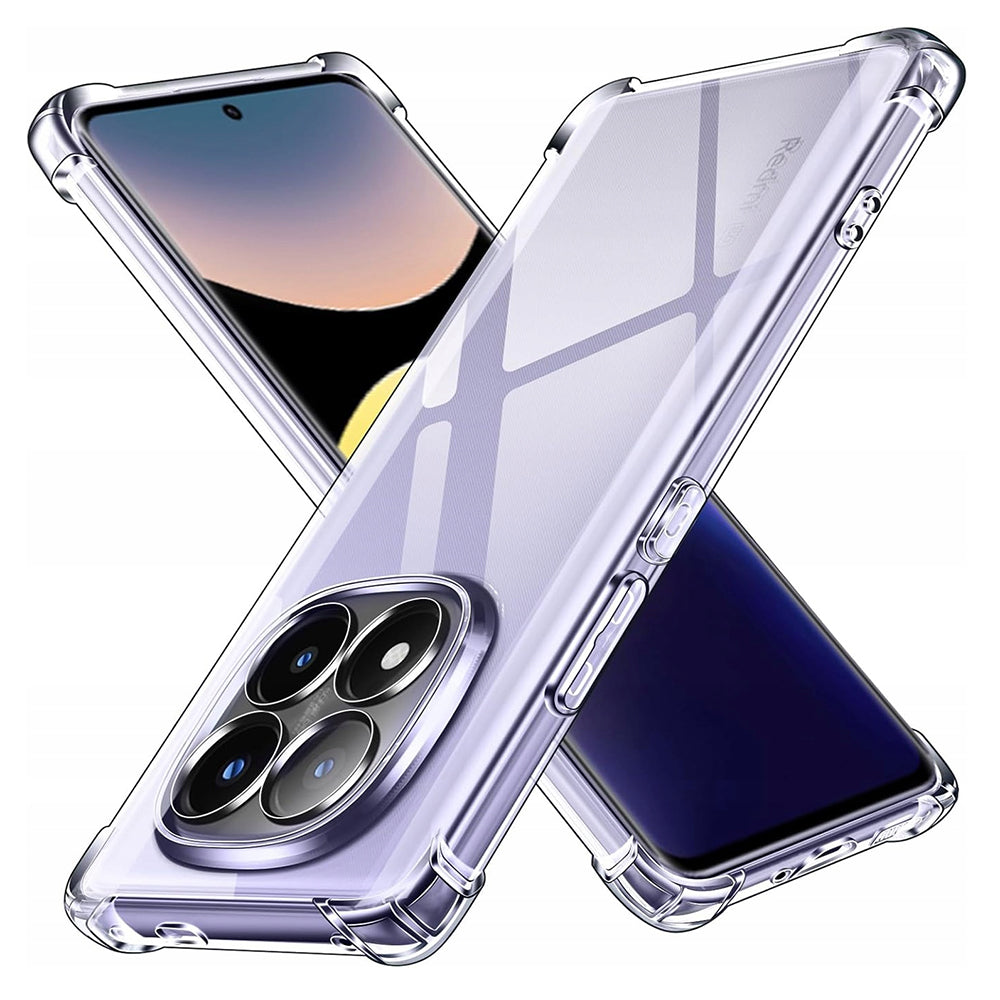 Case for Xiaomi Redmi Note 14 Pro+ 5G, Techsuit, Shockproof Clear, Transparent
