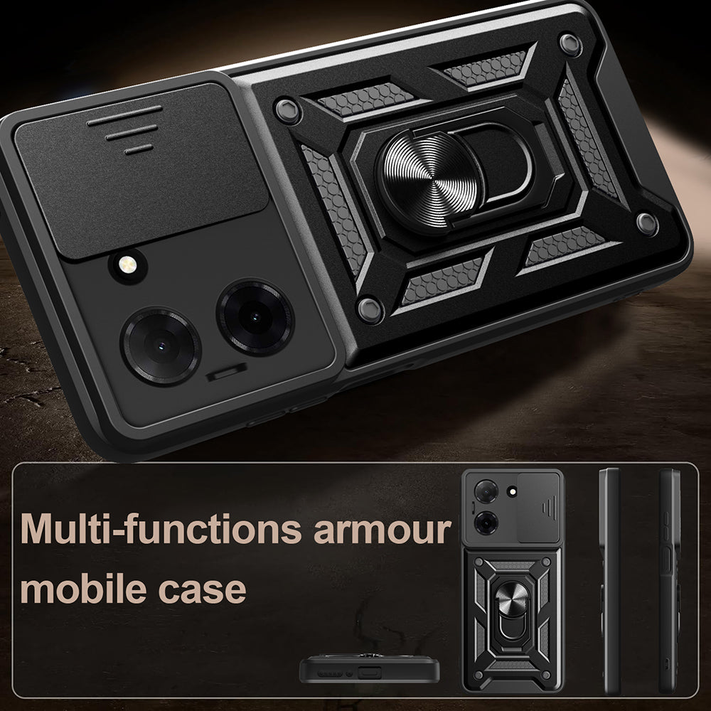 Case for Xiaomi Redmi Note 15 Pro 4G, Techsuit, CamShield, Blue