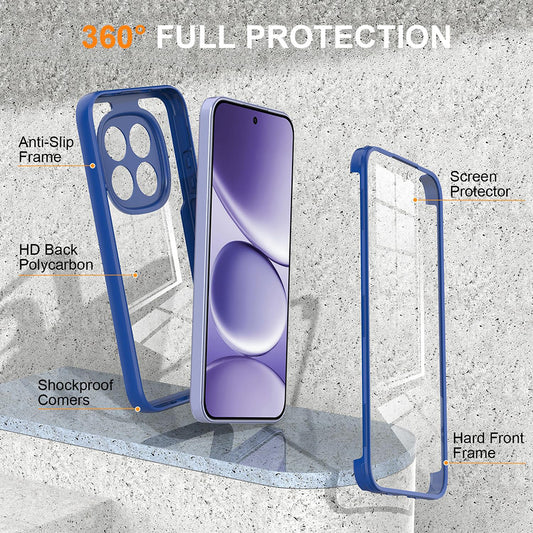 Case for Xiaomi Redmi Note 15 Pro 4G, Techsuit, ColorVerse 360, Blue
