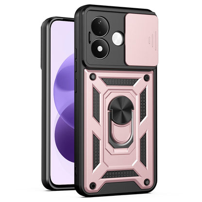 Case for Xiaomi Redmi Note 17 4G / Note 17 5G, Techsuit, CamShield, Rose Gold