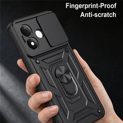 Case for Xiaomi Redmi Note 17 4G / Note 17 5G, Techsuit, CamShield, Rose Gold