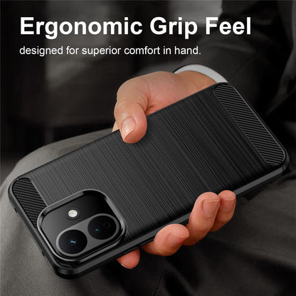 Case for Xiaomi Redmi Note 17 Pro, Techsuit, Carbon, Black