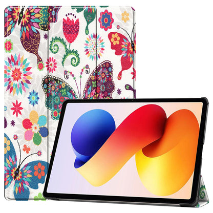 Case for Xiaomi Redmi Pad 2 Pro, Techsuit, FoldPro Butterfly, Multicolor