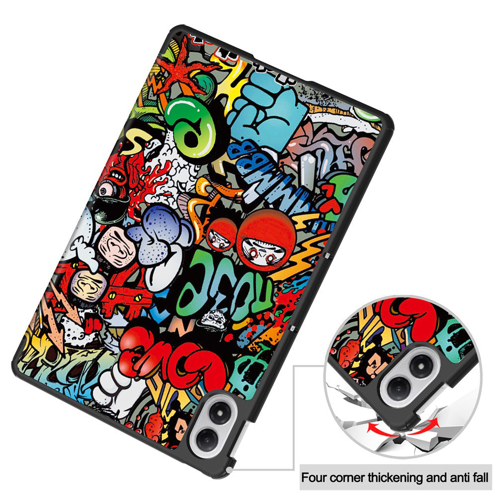 Case for Xiaomi Redmi Pad 2 Pro, Techsuit, FoldPro Urban Vibe, Multicolor