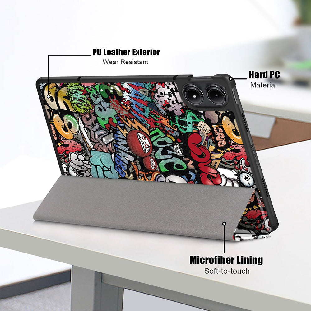 Case for Xiaomi Redmi Pad Pro / Pad / Pad Pro 5G, Techsuit, FoldPro Urban Vibe, Multicolor