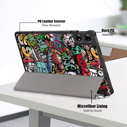 Case for Xiaomi Redmi Pad Pro / Pad / Pad Pro 5G, Techsuit, FoldPro Urban Vibe, Multicolor