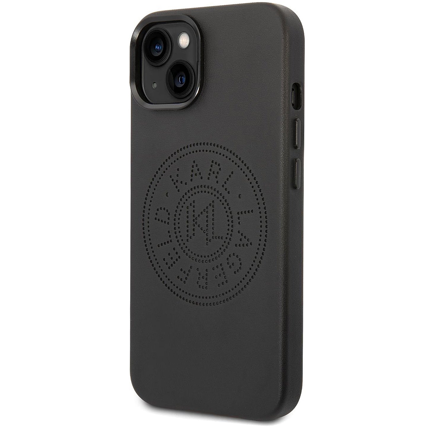 Case for Apple iPhone 14 Plus, Karl Lagerfeld, Perforated Logo, Black