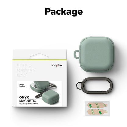 Ringke Onyx Magnetic Case for Samsung Galaxy Buds4 / Buds4 Pro, Green