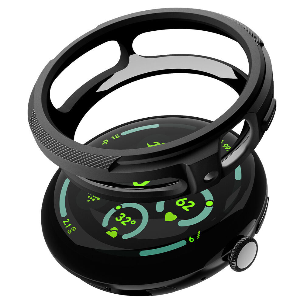 Spigen Liquid Air Case for Google Pixel Watch 4 41mm, Matte Black ACS09483