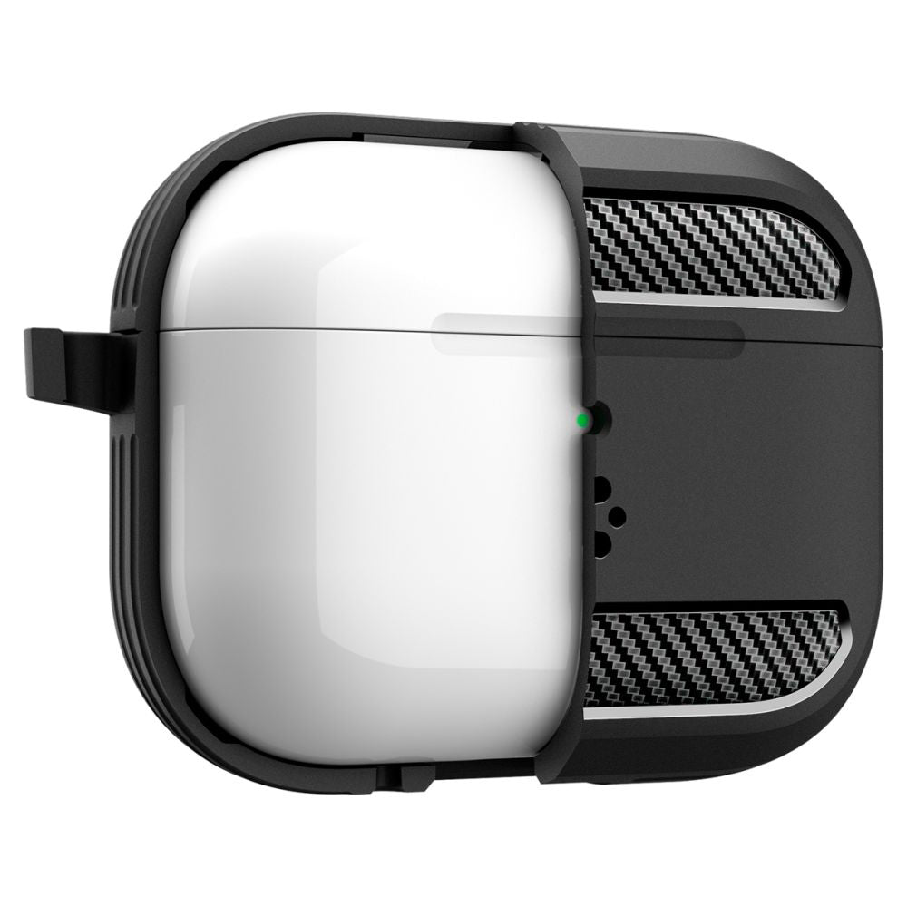 Spigen Rugged Armor Case for Apple AirPods Pro 3, Matte Black ACS09822