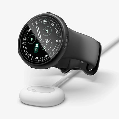 Spigen Thin Fit 360 Case for Google Pixel Watch 45mm Series, Black ACS11746