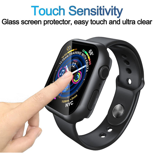 Techsuit Defense360 Pro Case for Apple Watch 7 45mm Series, Black