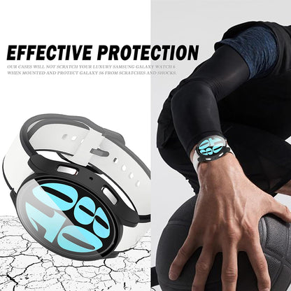 Techsuit Defense360 Pro Case for Samsung Galaxy Watch6 44mm, Transparent