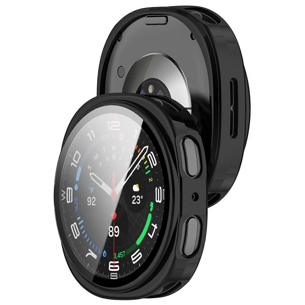Techsuit Defense360 Pro Case for Samsung Galaxy Watch8 40mm, Matte Black