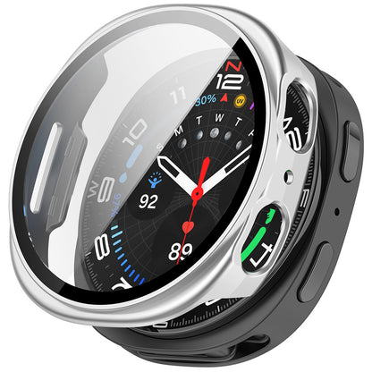 Techsuit Defense360 Pro Case for Samsung Galaxy Watch9 / Watch8 44mm, Silver