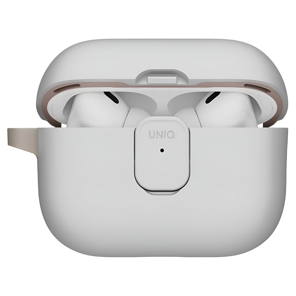 UNIQ Clyde Case for Apple AirPods Pro 3, Beige Gray