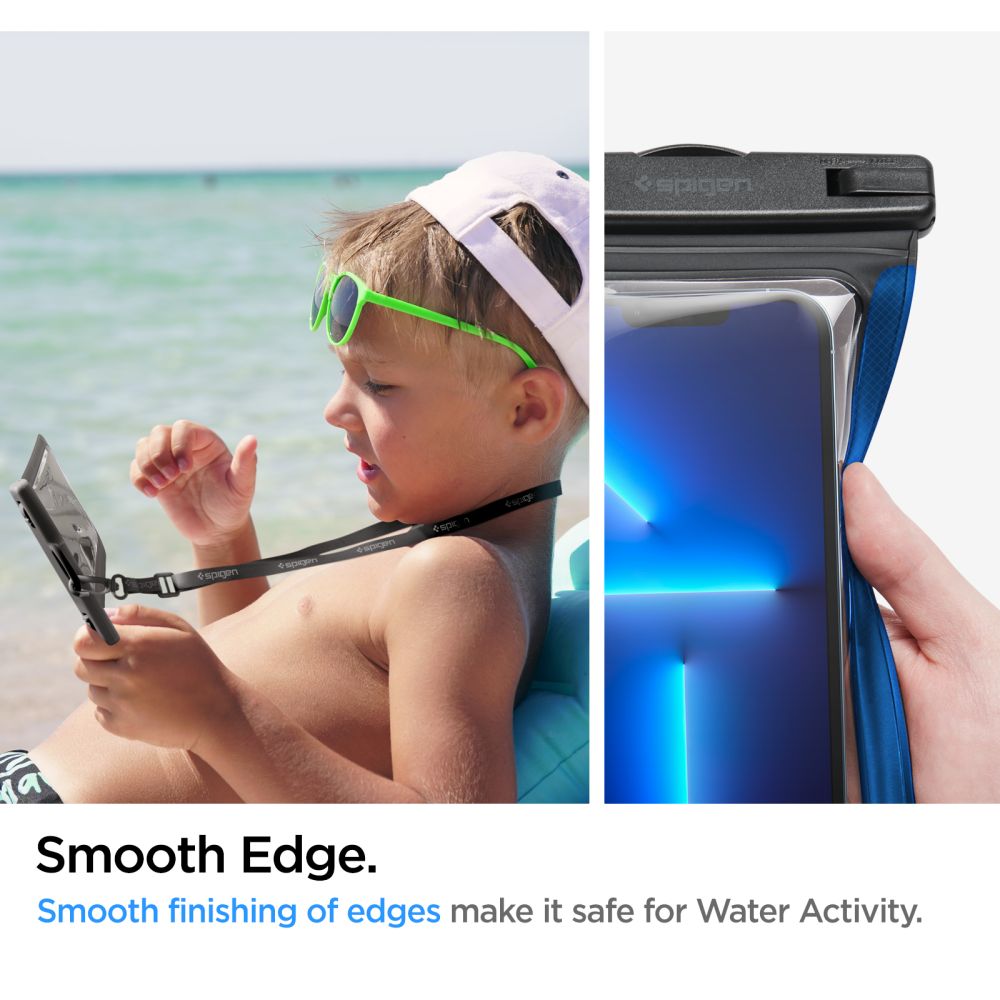 Universal Waterproof Case for Phone max. 3.5inch - 7inch, Spigen, A601, Set of 2 pieces, Black AMP04523